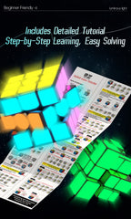 QiYi Magnetic 3x3 (Glow in the Dark Stickers)