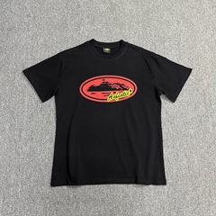 Vintage Graphic Print Black T-Shirt Unisex Streetwear Casual Tee