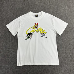 Cartoon Graphic Print Casual Short Sleeve T-Shirt