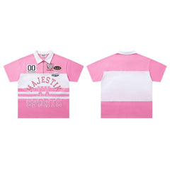 Majestik Sports Zip Polo Shirt