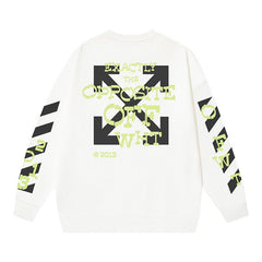 Off-White Opposite Graphic Sweatshirt White
