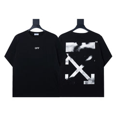 Off-White Arrow Graphic Cotton T-Shirt Black