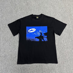 Abstract Graphic Oversized T-Shirt – Streetwear Casual Short Sleeve Tee