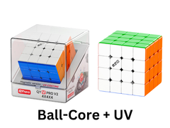QiYi M Pro 4x4 V2 (Ball-Core + UV)
