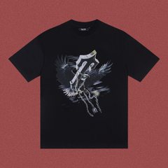 TRAPSTAR Eagle Graphic T-Shirt Black