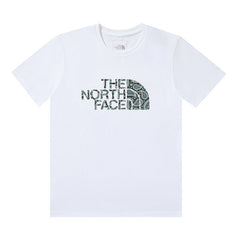 The North Face Paisley Logo White T-Shirt