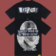 TRAPSTAR Collage Graphic Black T-Shirt