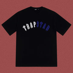 TRAPSTAR Arch Logo Embroidery T-Shirt Black