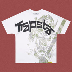 TRAPSTAR Samurai Graphic Oversized T-Shirt White