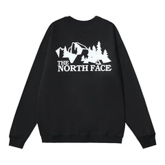 The North Face Forest Landscape Graphic Crewneck Sweatshirt – Black