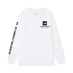 The North Face Half Dome Coordinates Graphic Long Sleeve T-Shirt – White