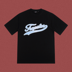 TRAPSTAR Script Logo Black T-Shirt