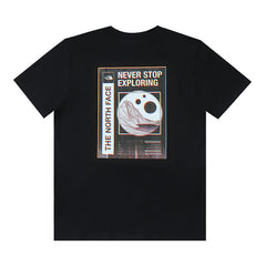 The North Face Never Stop Exploring Poster Black T-Shirt