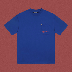 TRAPSTAR Pocket Logo T-Shirt Blue