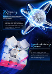 HuaMeng TG V2 3x3 (20-Magnet Ball-Core + UV)