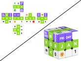 Ziina Calendar Cube 3x3 V3