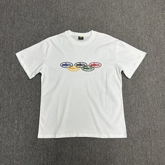 Vintage Graphic Print Casual T-Shirt Unisex Streetwear Short Sleeve Tee