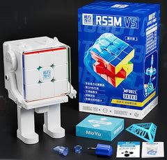 MoYu RS3 M V5 3x3 (Ball Core UV + Robot Cube Stand)