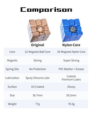 MFJS Mirror Cube 3x3 V2 (20-Magnet Nylon Core Larch Mod)