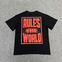 Cartoon Graphic Print Oversized T-Shirt Streetwear Casual Short Sleeve Tee