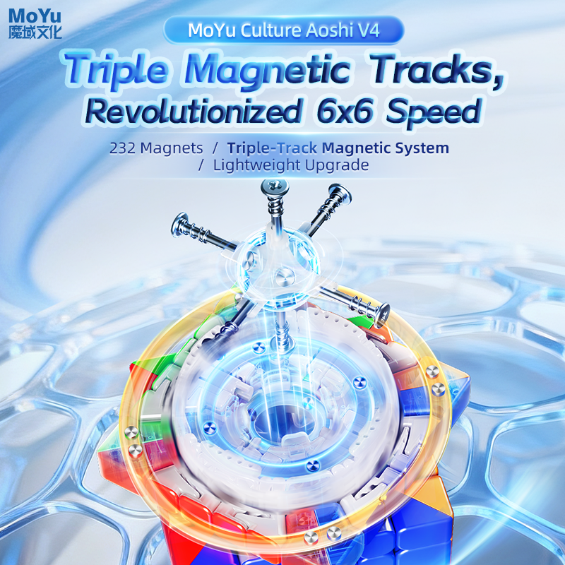 MoYu AoShi V4 6x6 (Double-Track Magnetic)