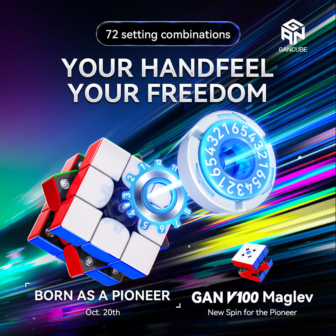 GAN V100 MagLev 3x3 (Frosted)