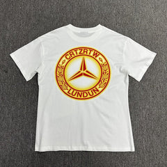 Vintage Graphic Print Casual T-Shirt Unisex Streetwear Short Sleeve Tee