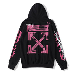 Off-White™ Black Pink Arrow Graphic Pullover Hoodie