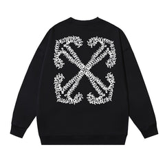 OFF WHITE Arrow Logo Crewneck Sweatshirt
