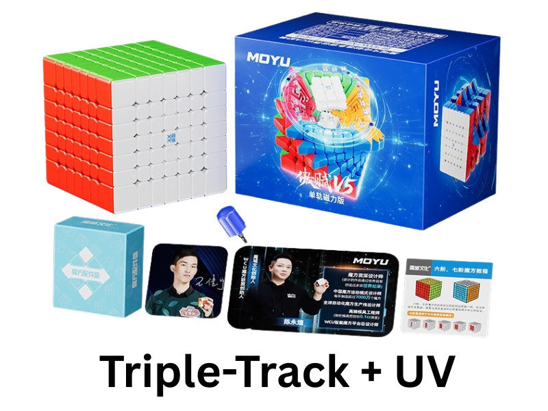 MoYu AoFu V5 7x7 (Triple-Track Magnetic + UV)
