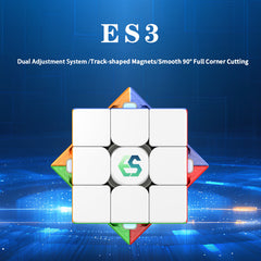 ESCube ES3 3x3 (Magnetic + 20-Magnet Ball-Core + UV Coated)