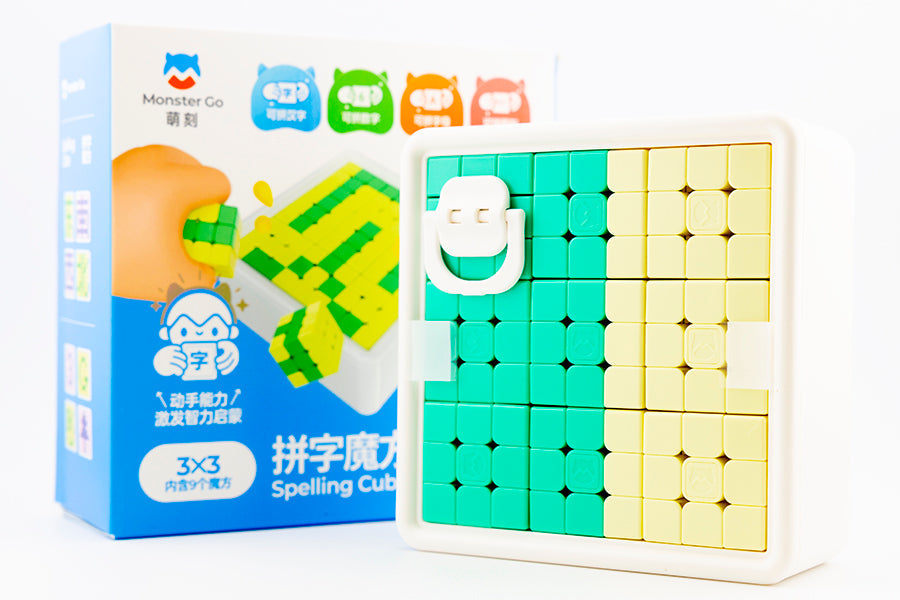 MonsterGO Spelling Mosaic Cubes 3x3 (Pack of 9)