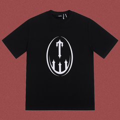 TRAPSTAR Black Gothic Logo T-Shirt