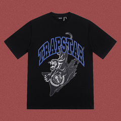 TRAPSTAR Black Wolf Graphic T-Shirt