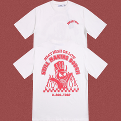 TRAPSTAR White Red Graphic T-Shirt