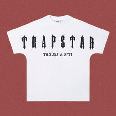 TRAPSTAR Gothic Logo White T-Shirt