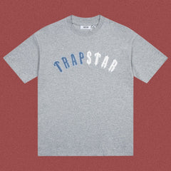 TRAPSTAR Arch Logo Embroidery T-Shirt Grey