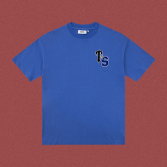 TRAPSTAR TS Logo Towel Embroidery T-Shirt Blue