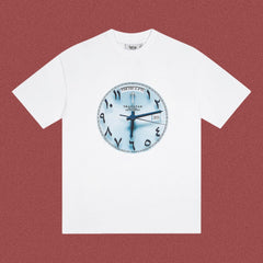TRAPSTAR Clock Logo Graphic T-Shirt White Streetwear Tee