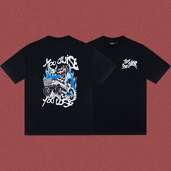 TRAPSTAR Cartoon Graphic Streetwear T-Shirt