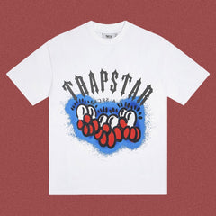 TRAPSTAR Graffiti Logo T-Shirt – White