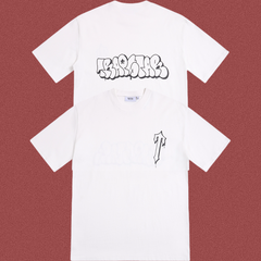 TRAPSTAR Graffiti Logo White T-Shirt