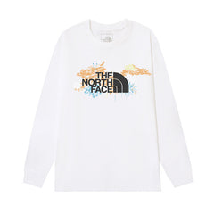 The North Face Nature Graphic Logo Long Sleeve T-Shirt – White
