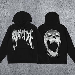 REVENGE Skull Graphic Hoodie