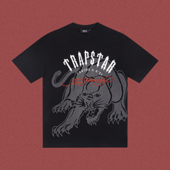 TRAPSTAR Panther Graphic Print T-Shirt Black