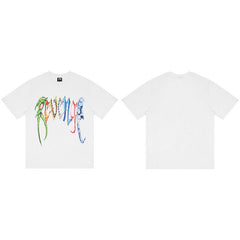 REVENGE Multicolor Gothic Logo T-Shirt