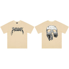 REVENGE Skull Mask Graphic T-Shirt