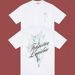 TRAPSTAR London Crystal Logo White Graphic T-Shirt