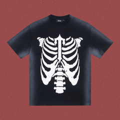 TRAPSTAR Skeleton Graphic Black T-Shirt
