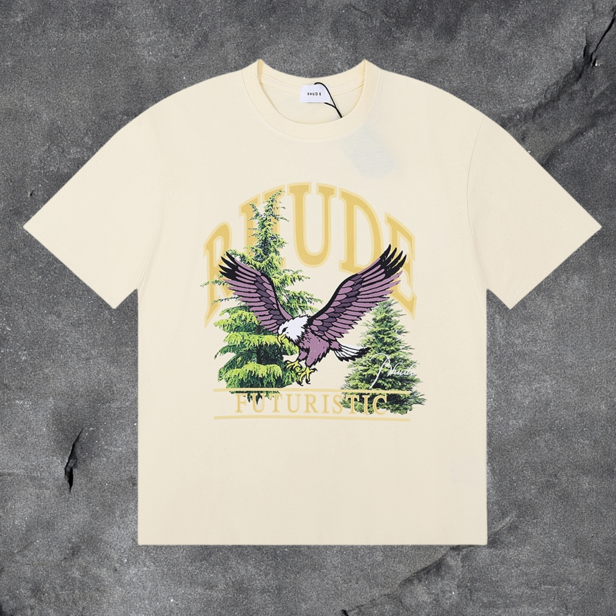 RHUDE Futuristic Eagle Graphic T-Shirt